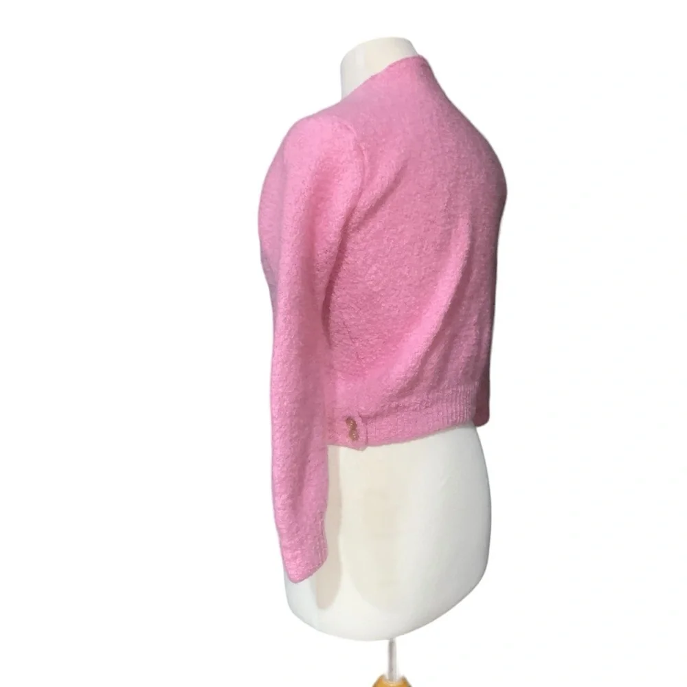Vintage pink Sportempo cardigan size small - Picture 4 of 6